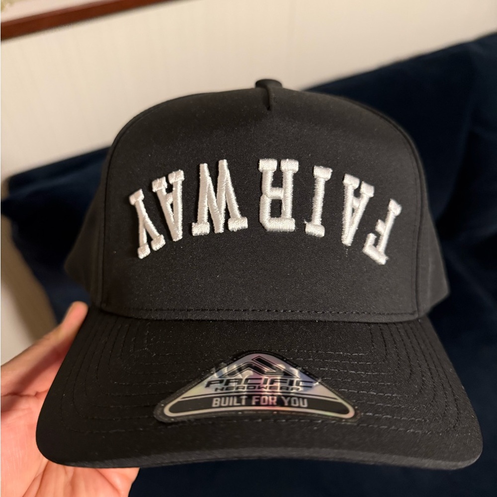 FAIRWAY Breathable Black Hat. NWT. Unworn.